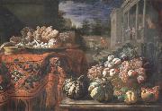 Pier Francesco Cittadini Style life with fruits and sugar work painting